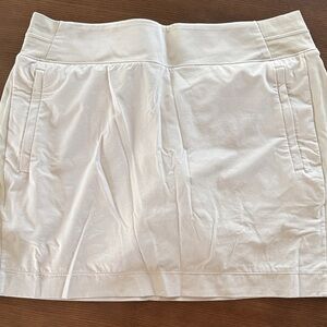 Athleta Cream Mini Skirt